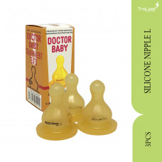 DOCTOR BABY SILICONE NIPPLE L