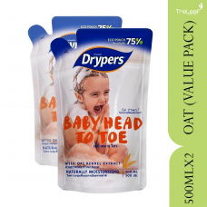 DRYPERS BABY HEAD TO TOE OAT (500MLX2)