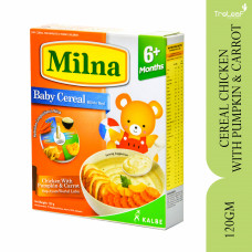 MILNA CEREAL CHICKEN WITH PUMPKIN & CARROT (6+) 120GM
