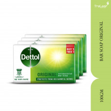 DETTOL BAR SOAP ORIGINAL  105GM (3'S+1)