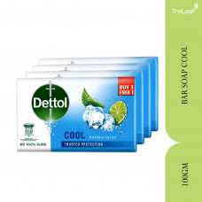 DETTOL BAR SOAP COOL 105GM (3'S+1)