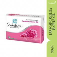 SHOKUBUTSU BAR SOAP CAMELIA FLOWER OIL (90GM)