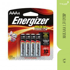 ENERGIZER MAX AAA (1.5V) E92BP4 (1X20)