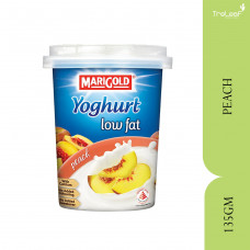 MARIGOLD LOW FAT YOGURT CREAM PEACH 135GM