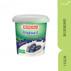 MARIGOLD 0%  FAT YOGURT CREAM BLUEBERRY 135GM