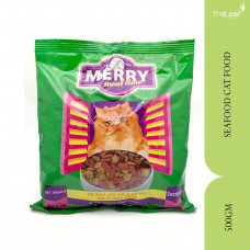 MERRY MEAT TIME SEAFOOD CAT FOOD - GREEN