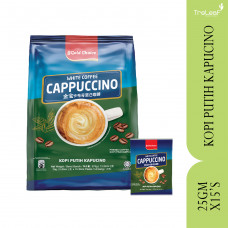 GOLD CHOICE INSTANT WHITE COFFEE CAPPUCINO (25GX15'S)