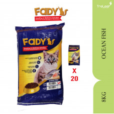 FADY CAT FOOD OCEAN FISH 8KG (20 PACKET)