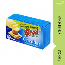 BEGA PROCESSED CHEDDAR BLOCK 250GM