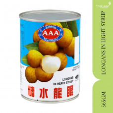 AAA LONGANS IN LIGHT SYRUP 565GM