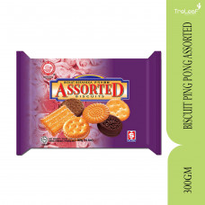 HUP SENG BISCUIT PING PONG ASSORTED 300GM
