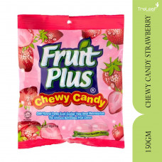 VICTORY FRUIT PLUS CHEWY CANDY STRAWBERRY 150GM