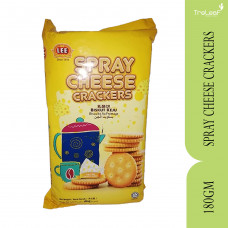 LEE SPRAY CHEESE CRACKERS 180GM