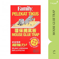 FAMILY MOUSE GLUE TRAP (12X1)