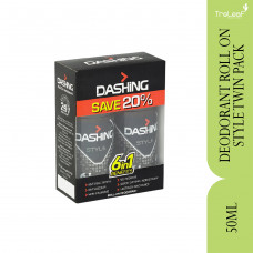 DASHING FOR MEN DEODORANT ROLL ON STYLE TWIN PACK (50ML)