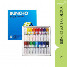 STATIONERY BUNCHO WATER COLOUR 6CC 18 COLOUR