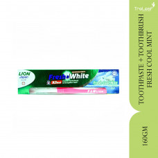 F&W TOOTHPASTE + TOOTHBRUSH FRESH COOL MINT(160GM)