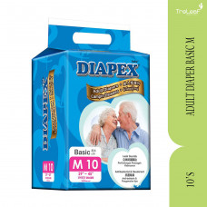 DIAPEX ADULT DIAPER BASIC M (10'S)