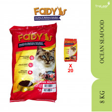 FADY CAT FOOD OCEAN SEAFOOD 8KG (20 PACKET)