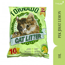 TORNADO CAT LITTER PEK JIMAT LEMON (10L)