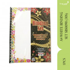 STATIONERY SBS A4 WHITE BINDING SET 30'S
