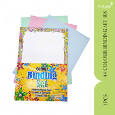 STATIONERY SBS A4 COLOUR BINDING SET 30'S