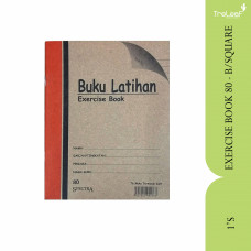 STATIONERY EXERCISE BOOK 80 - B/SQUARE *80BSQ (EBK80BSQ)