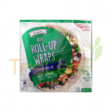 GARDENIA ROLL-UP WRAPS WHOLEMEAL 225GM