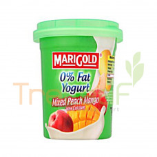 MARIGOLD 0%  FAT YOGURT CREAM MIXED PEACH MANGO 135GM